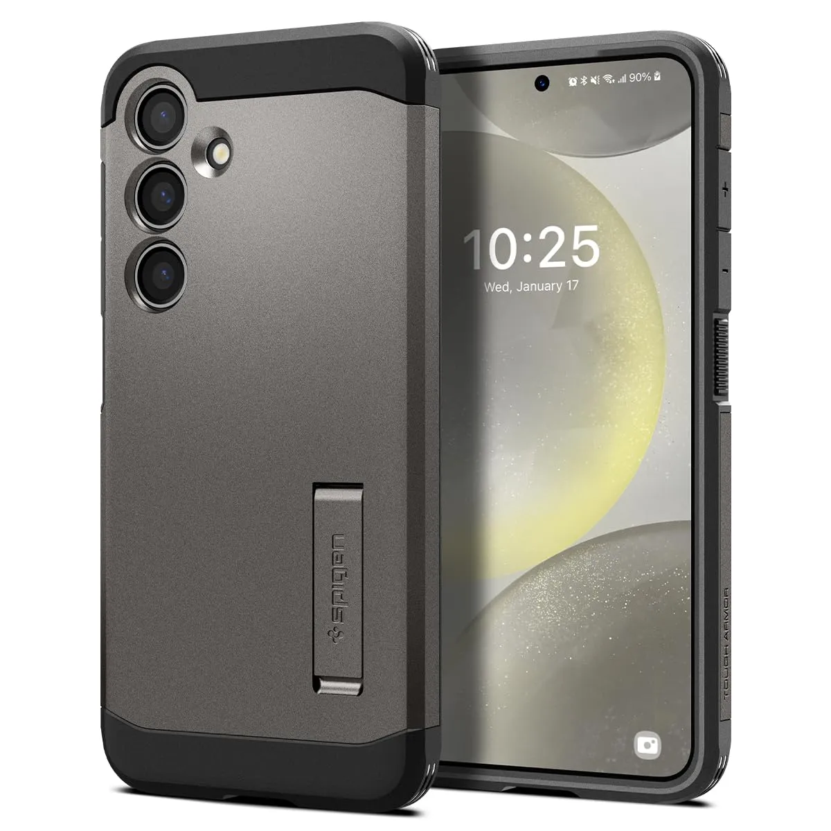 Spigen Tough Armor for Samsung Galaxy S24 Case, Galaxy S24 Back Cover (2024) - TPU+Poly Carbonate